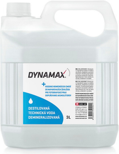 DYNAMAX Destilovaná voda demineralizovaná 3 l-image