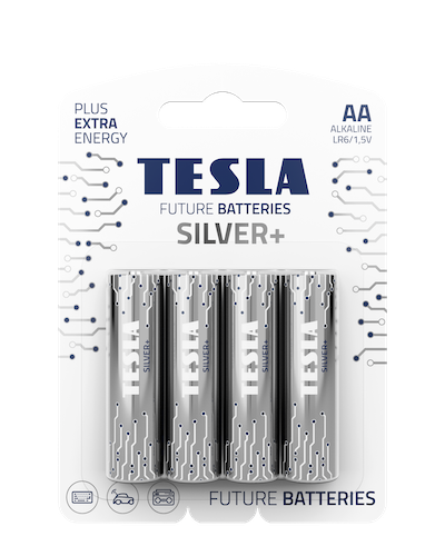 Alkalické batérie TESLA AA SILVER+-image