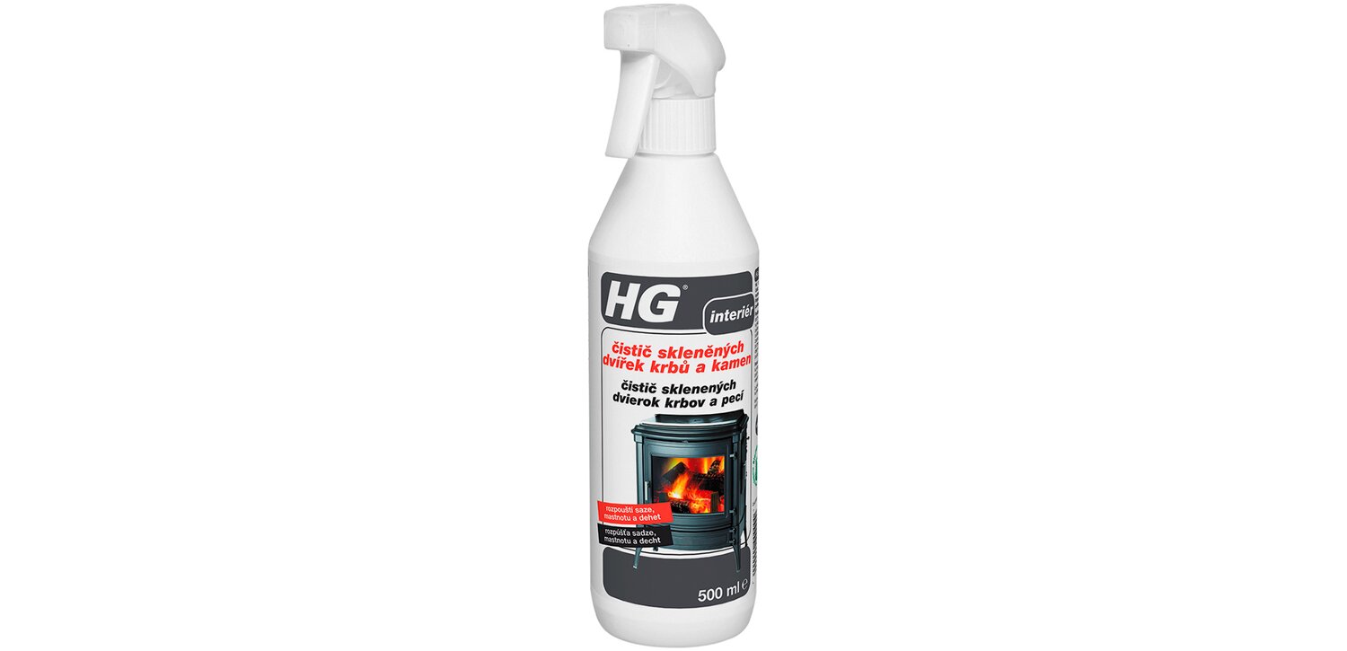 HG Čistič sklenených dvierok krbov a pecí 500 ml-image