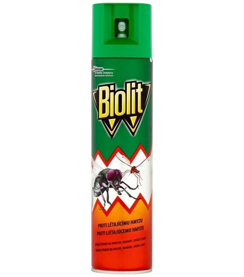 Biolit sprej proti lietajúcemu hmyzu s rýchlym účinkom na muchy, komáre, sršne a osy 400 ml-image