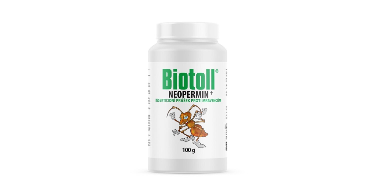 Biotoll Neopermin prášok proti mravcom 100 g-image