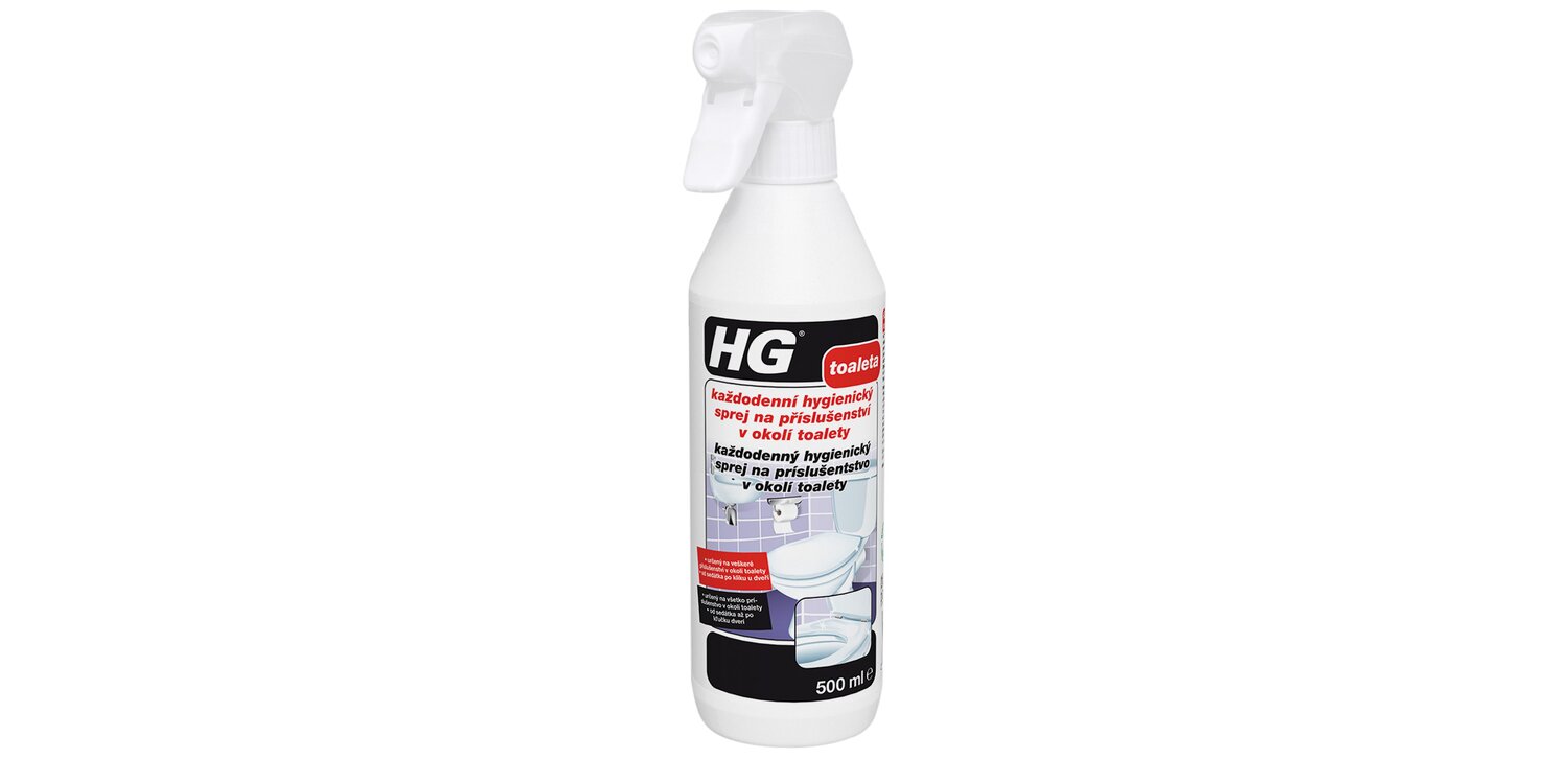 HG Každodenný hygienický sprej na príslušenstvo v okolie toalety 500 ml-image