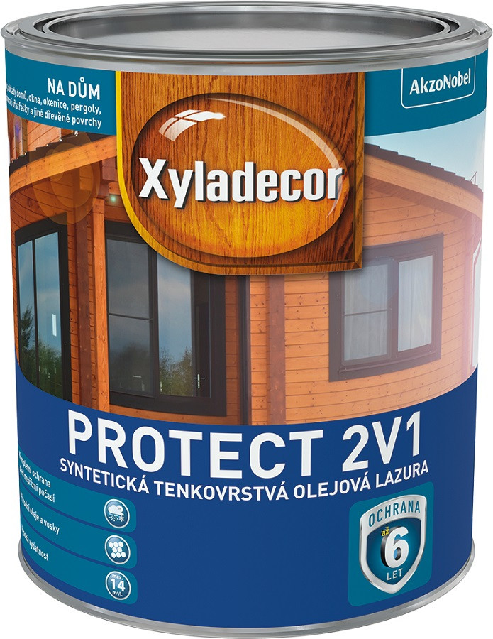 XYLADECOR PROTECT 2v1 - olejová lazúra 2,5l-image