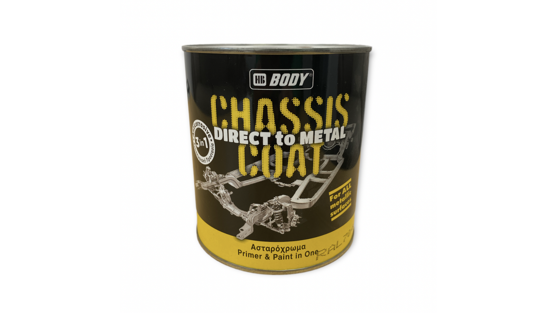 HB BODY chassis - farba na kov a strechy 3 v 1  750ml-image