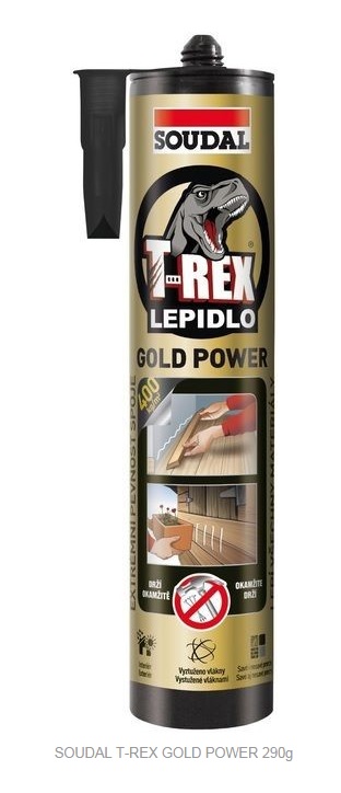 Lepidlo Soudal T-REX GOLD POWER BIELY 290 ml-image
