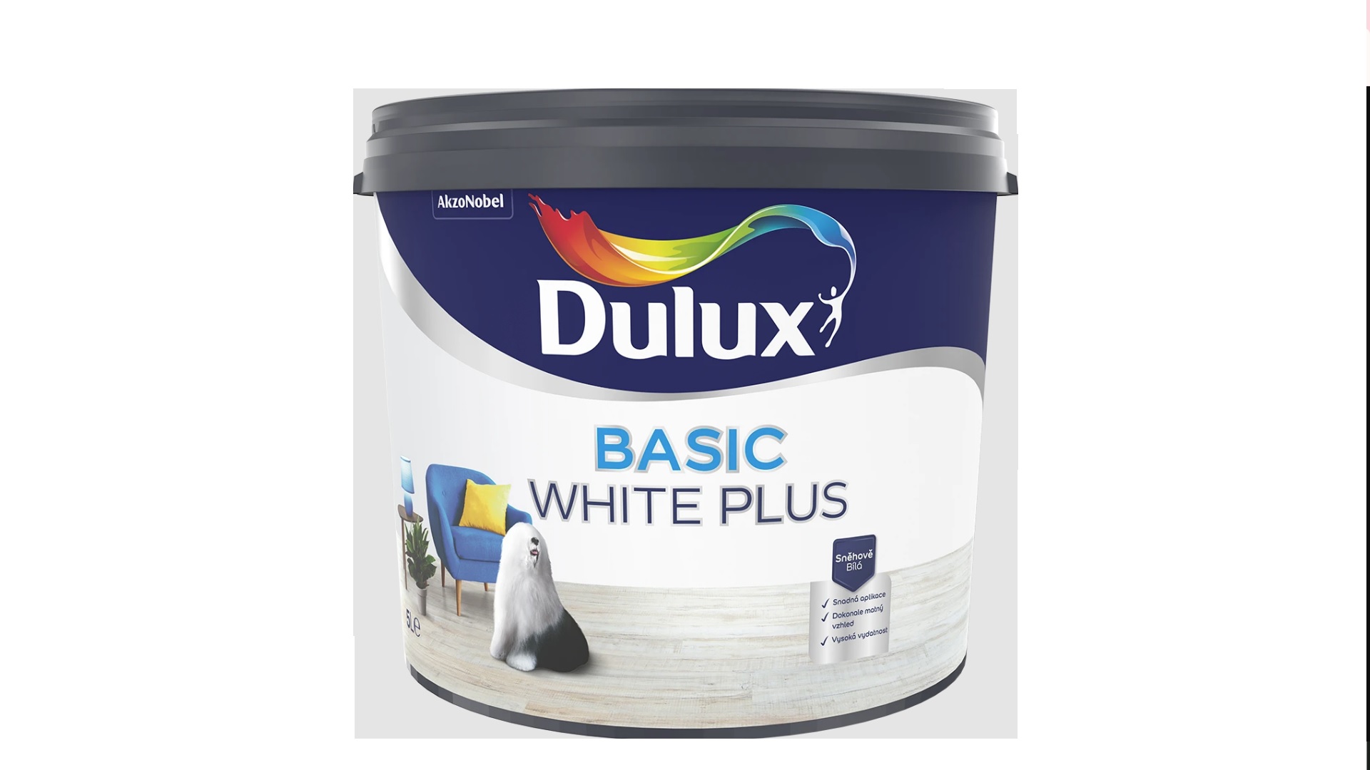 Dulux Basic White Plus -  19L-image